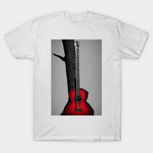 Acoustic Guitar Tree Of Life Guitar Player Nature Guitarist T-Shirt